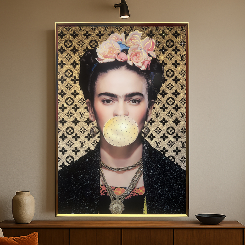 Tableau Le Souffle Jaune de Frida- Décoration Tendance - Art Luxueux