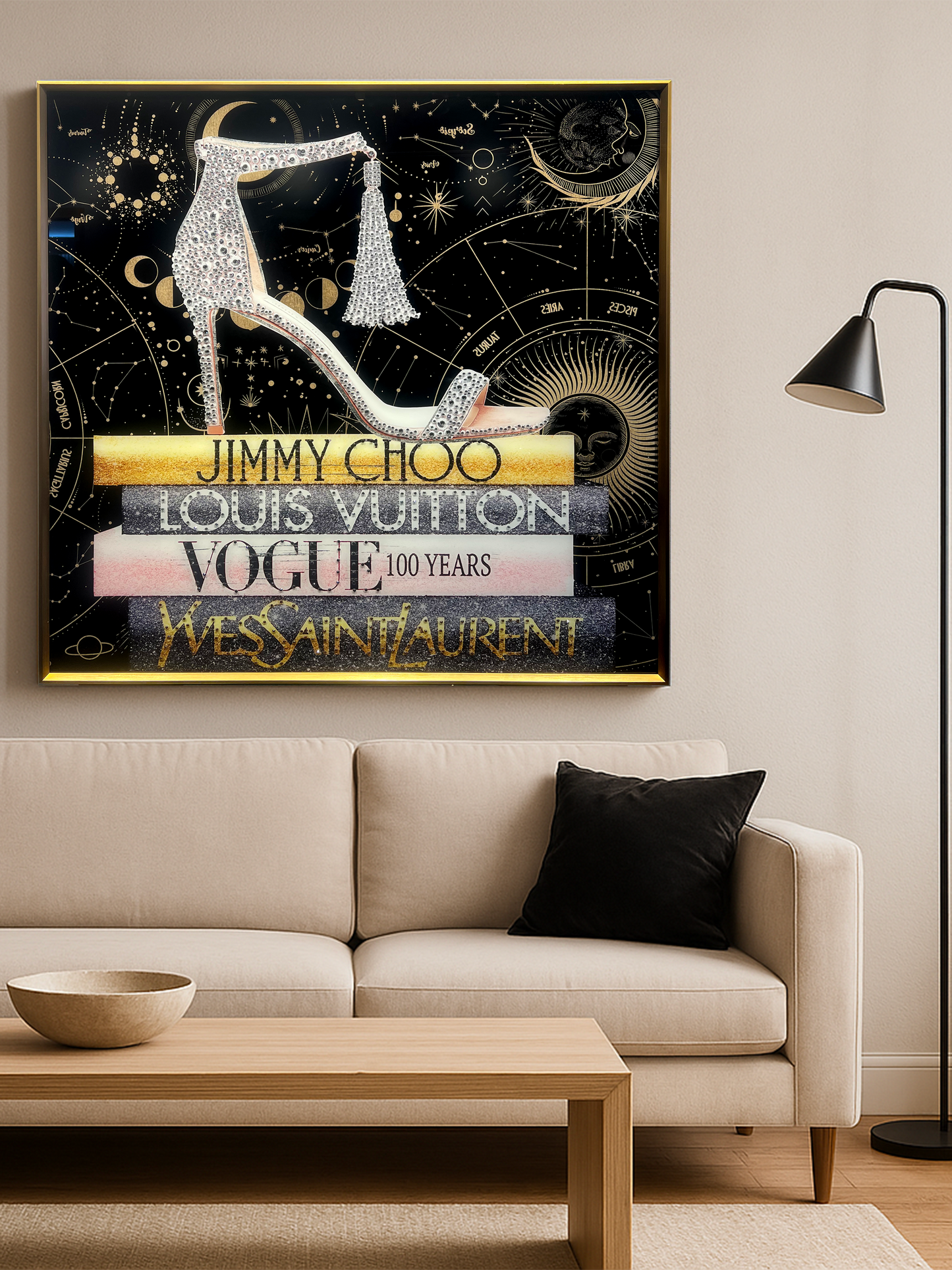 Tableau Constellation Haute Couture - Décoration Murale Moderne