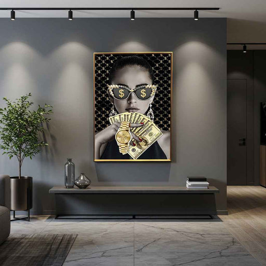 Tableau Reine de la Richesse – Art de Luxe - Décoration Moderne