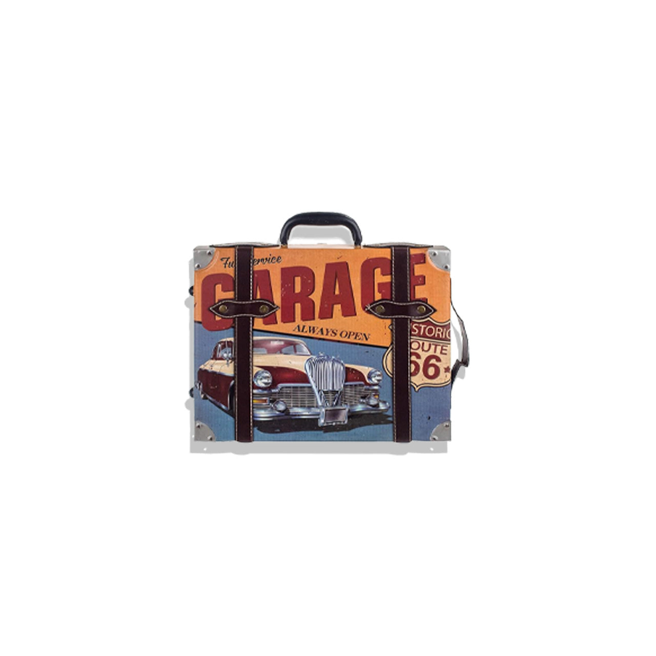 Décoration Murale Valise Métal - Rétro Voyage Vintage