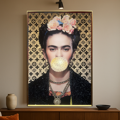 Tableau Le Souffle Jaune de Frida- Décoration Tendance - Art Luxueux