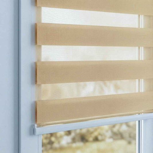Store Zebra Uni Beige Clair BG-100 Sur Mesure