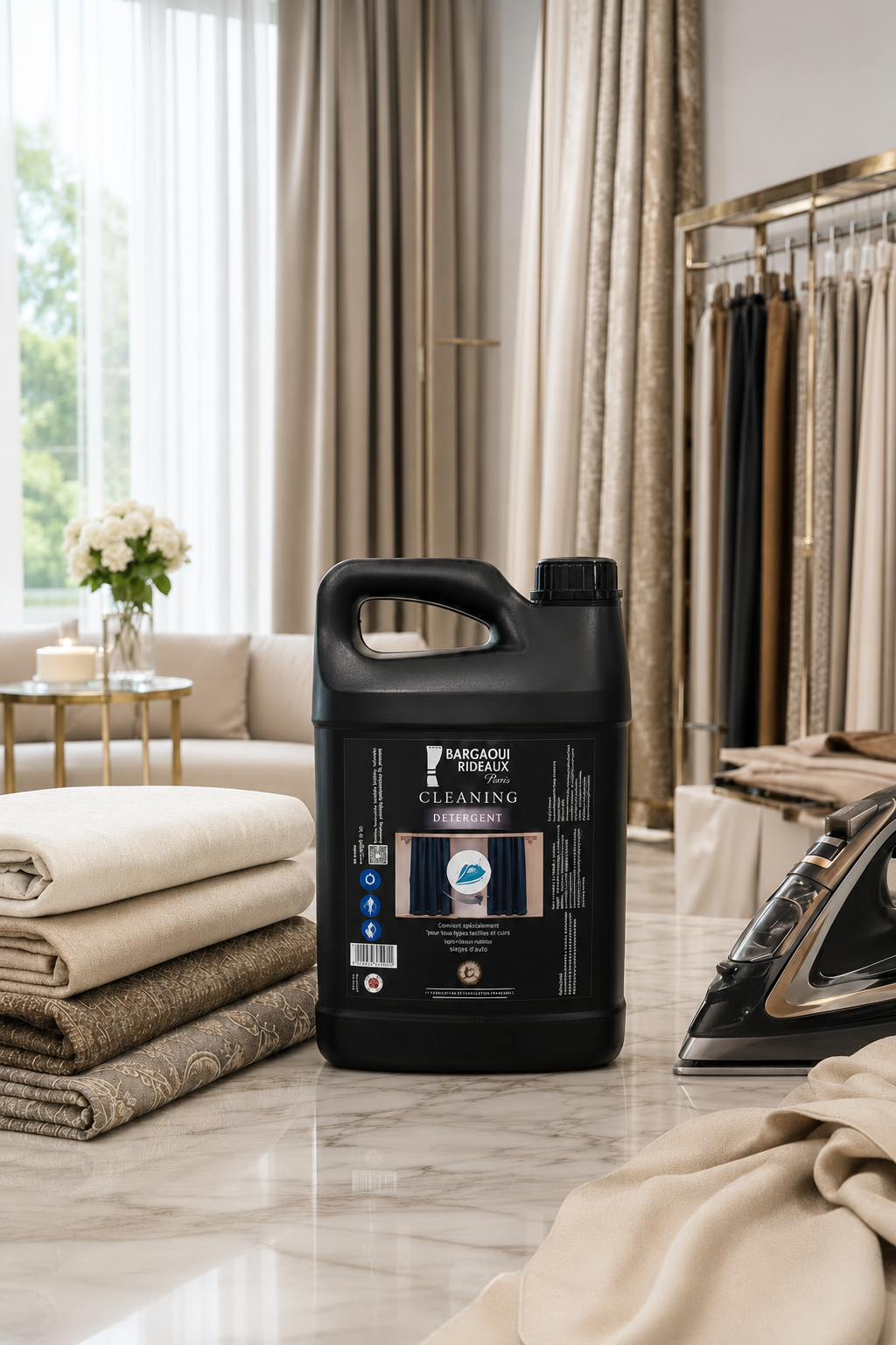 Spray Défroissant Pour Repassage -5L- Bidon pour les Professionnels