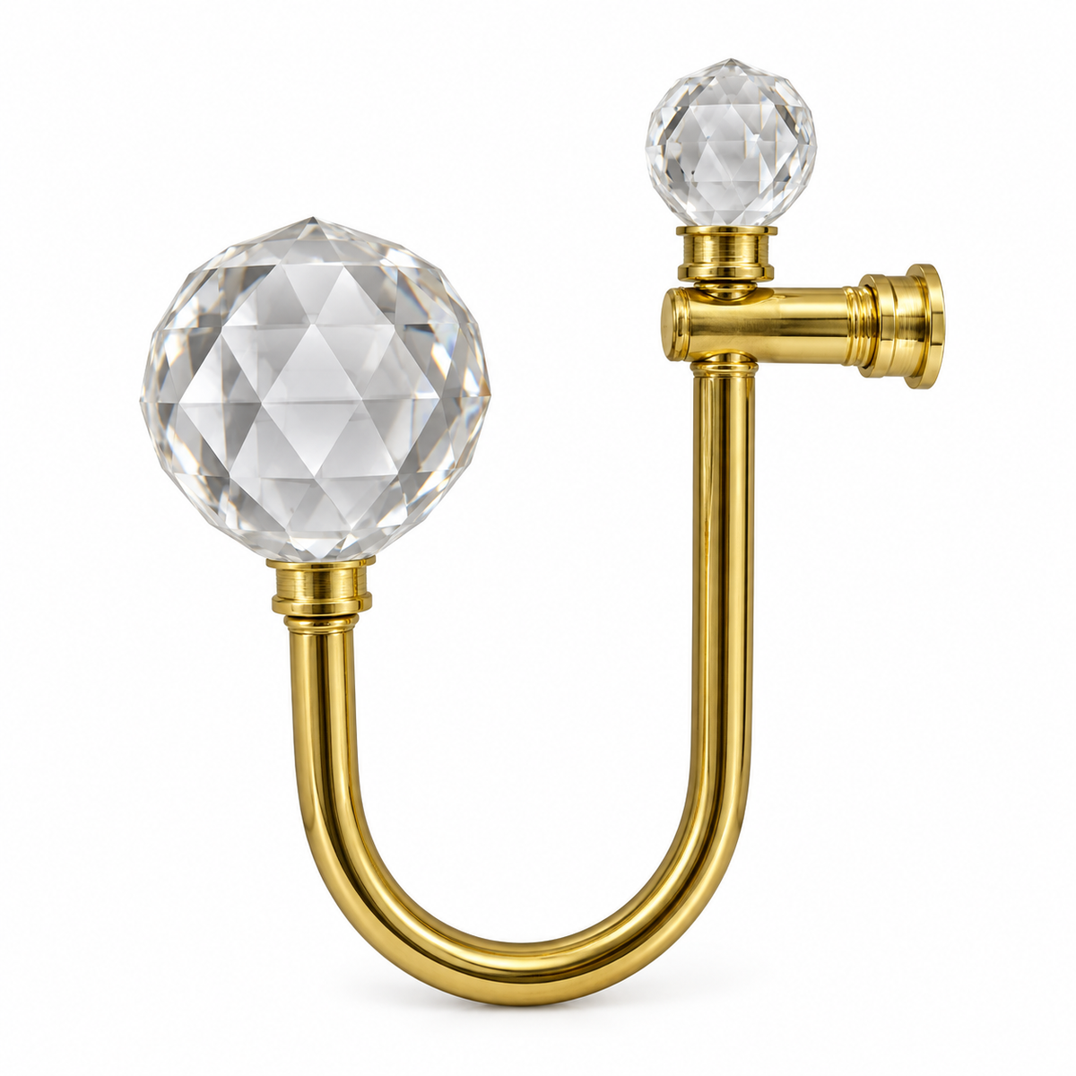 Support d'Embrasse à 2 Boules Cristal – Grand Modèle