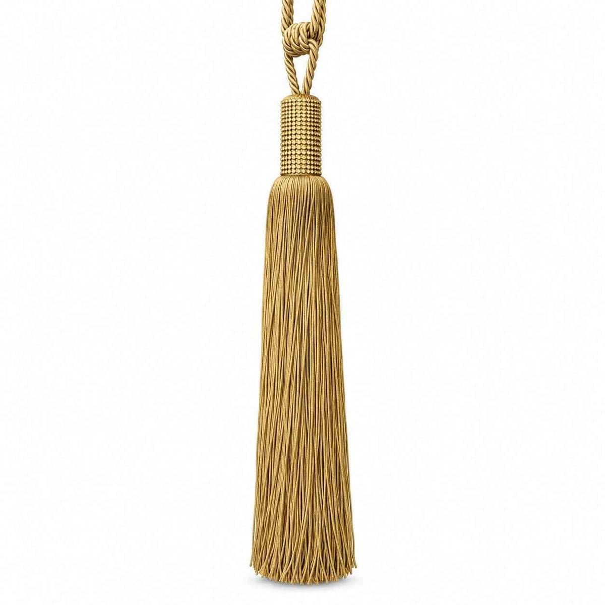 Embrasse Strass Long - Doré Tête Doré