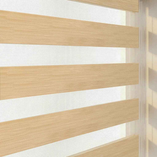 Store Zebra Uni Effet Bambou Ivoire Sable Ebambo86 Sur Mesure