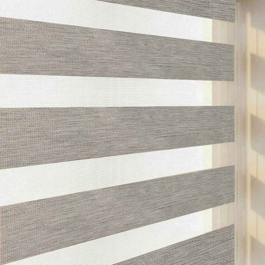 Store Zebra Uni Effet Bambou Lin Perle MA-10 Sur Mesure