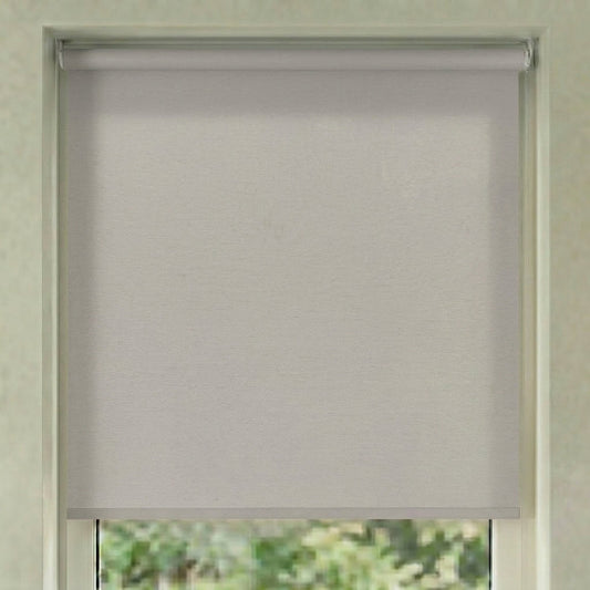 Store screen enrouleur coloris taupe fumé réf. MAR-930, toile 75% Black-out sur mesure Bargaoui Rideaux