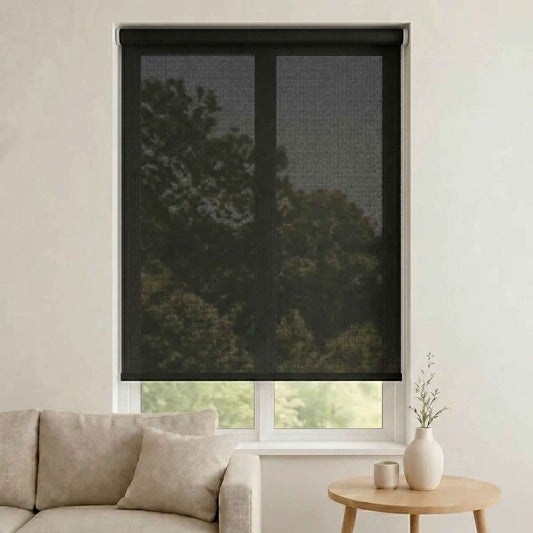 Store Screen Enrouleur Gris Anthracite Foncé SC-26 Sur Mesure