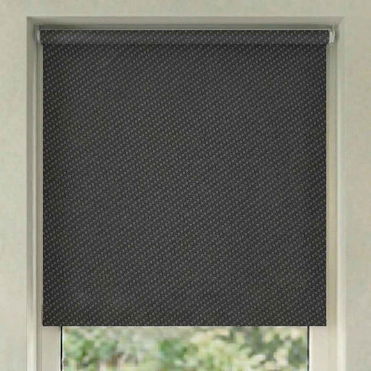 Store screen enrouleur coloris charbon textile réf. SC-36, toile 75% Black-out sur mesure Bargaoui Rideaux