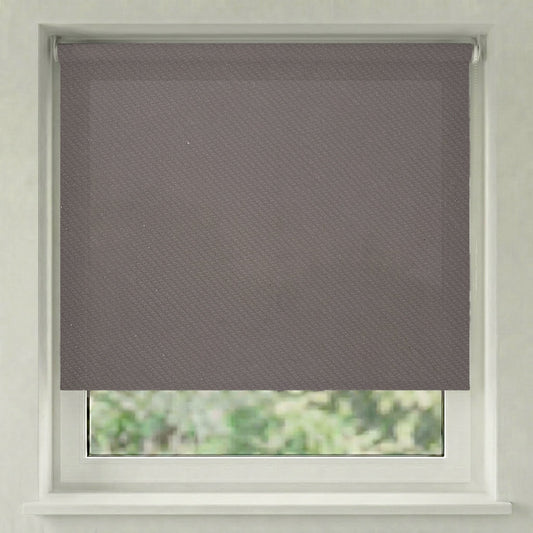 Store screen enrouleur coloris gris ardoise intense réf. SC-44, toile 75% Black-out sur mesure Bargaoui Rideaux