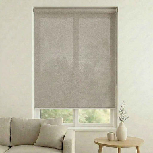 Store Screen Enrouleur Gris Sauge Clair SC-59 Sur Mesure