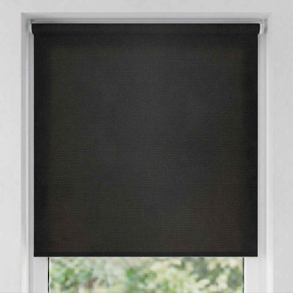Store Screen Enrouleur Noir Profond SC-65 Sur Mesure