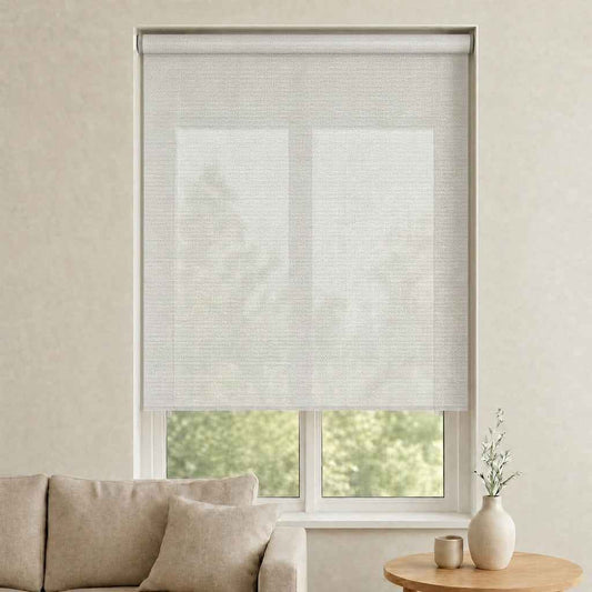 Store Screen Enrouleur Gris Perle Clair SC-71 Sur Mesure