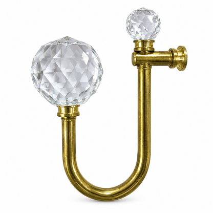 Support d'Embrasse à 2 Boules Cristal – Grand Modèle