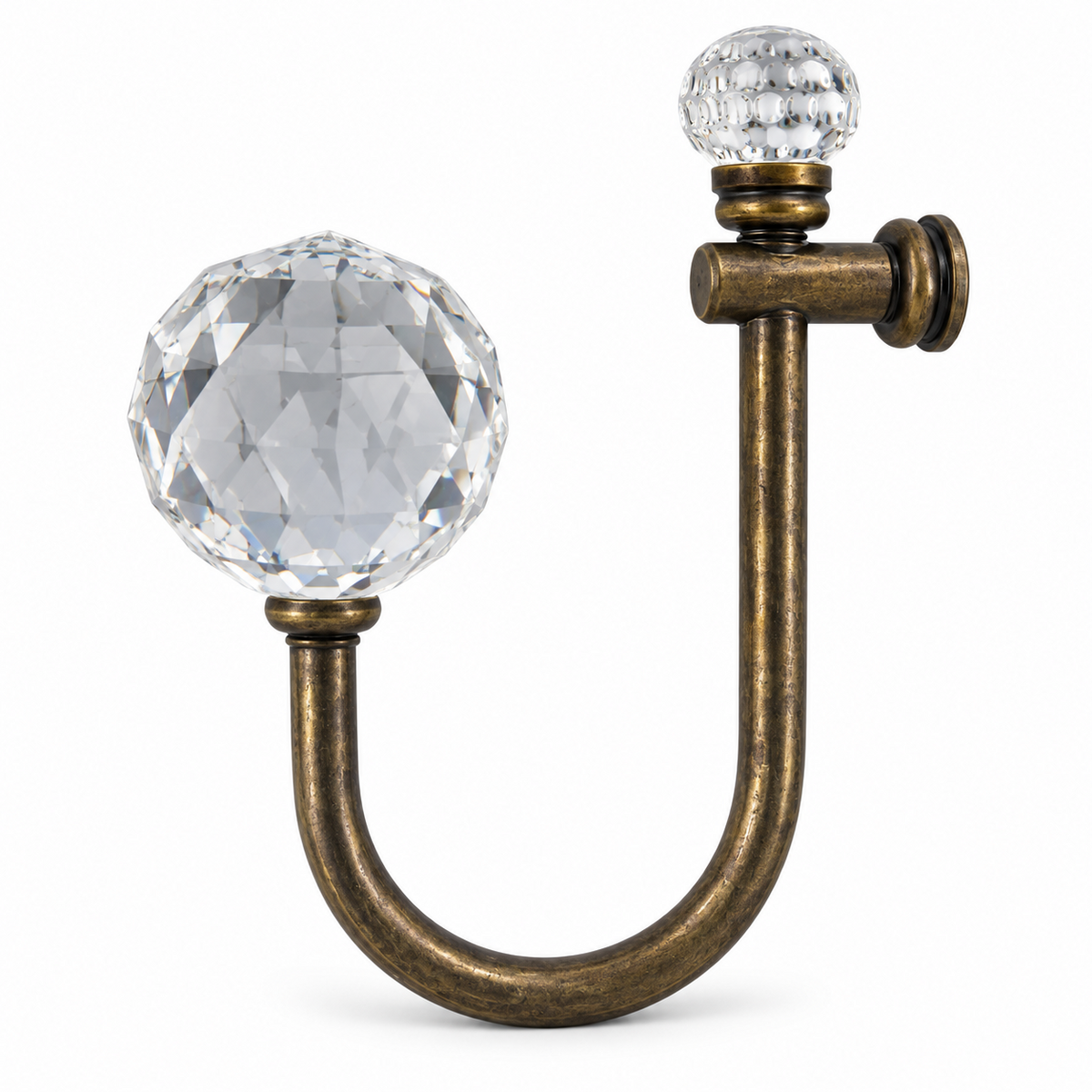 Support d'Embrasse à 2 Boules Cristal – Grand Modèle
