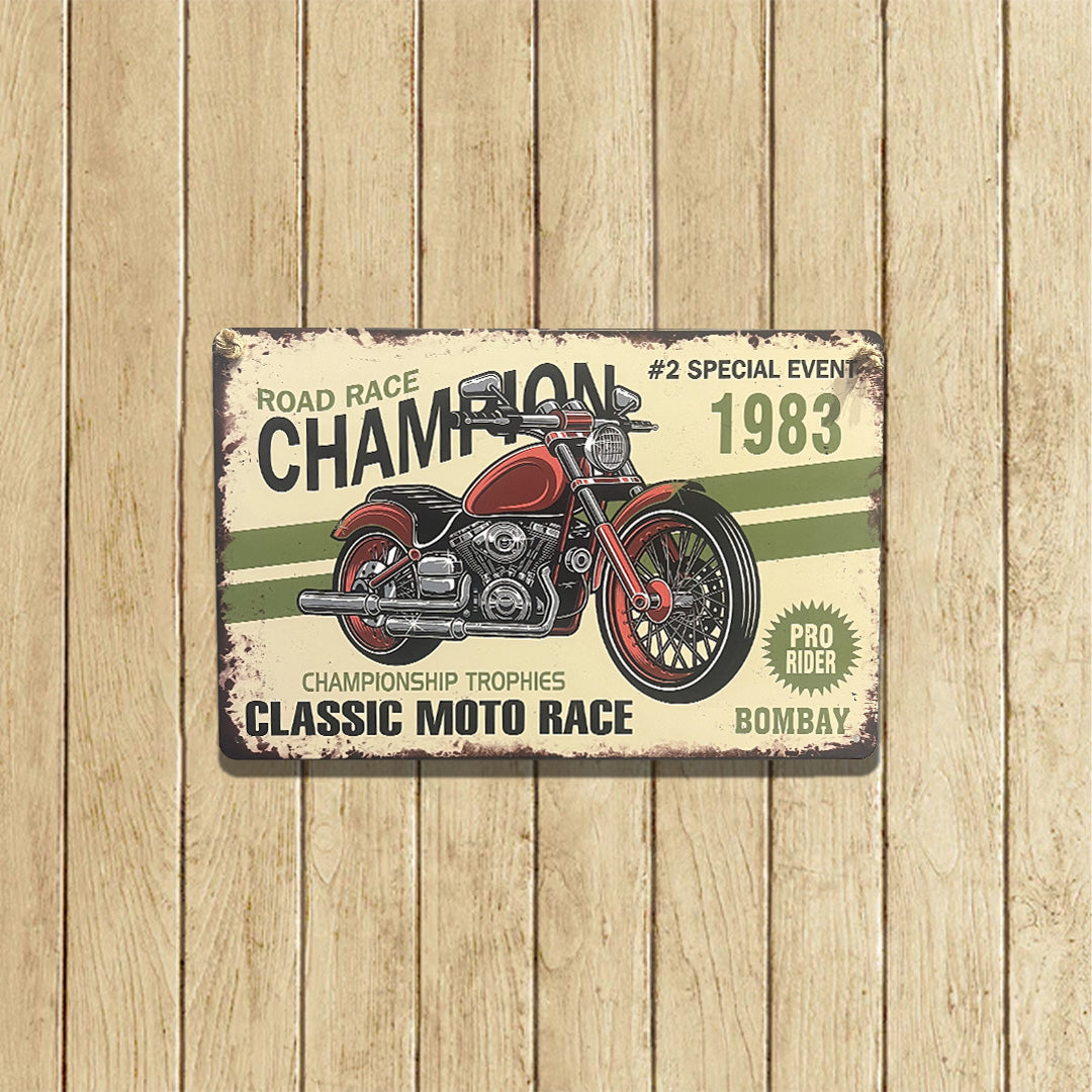 Plaques Métalliques Carrés Vintage - Décorations Décorations Murales - Idées Cadeaux