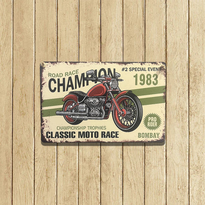 Plaques Métalliques Carrés Vintage - Décorations Décorations Murales - Idées Cadeaux