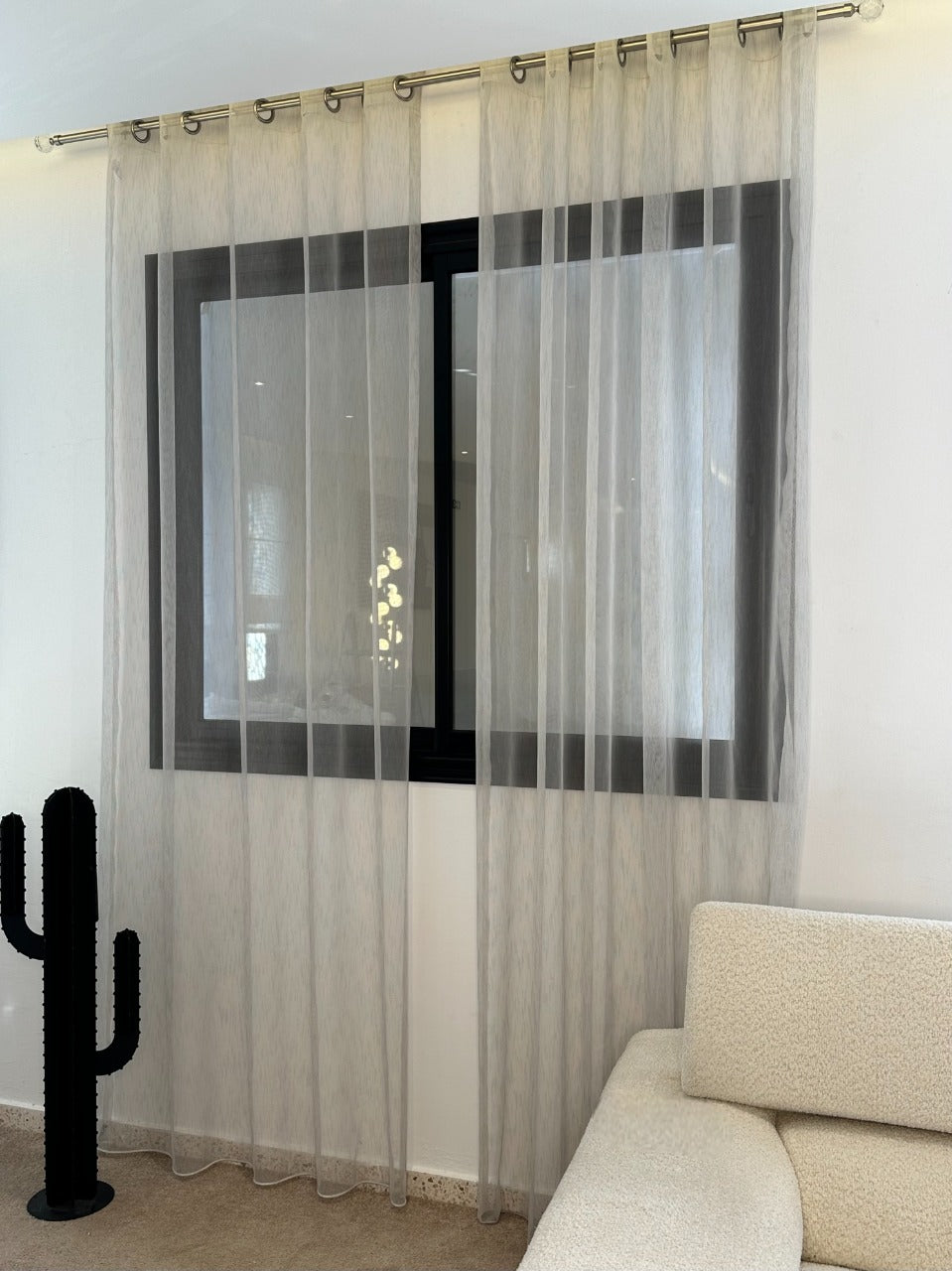 Voilage Transparent Beige