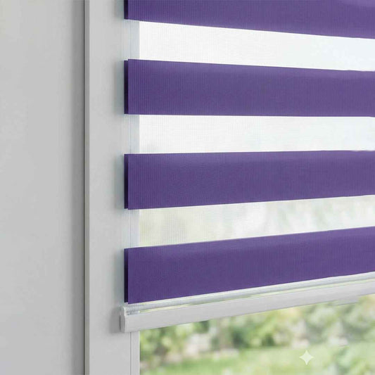 Store Zebra Uni Violet Vif Valencia40 Sur Mesure