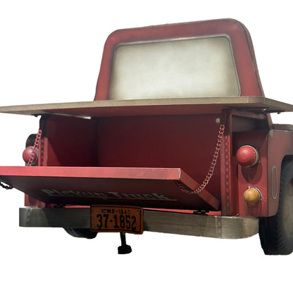 Étagère Murale Camion Pickup Vintage Rouge - Décoration Rétro