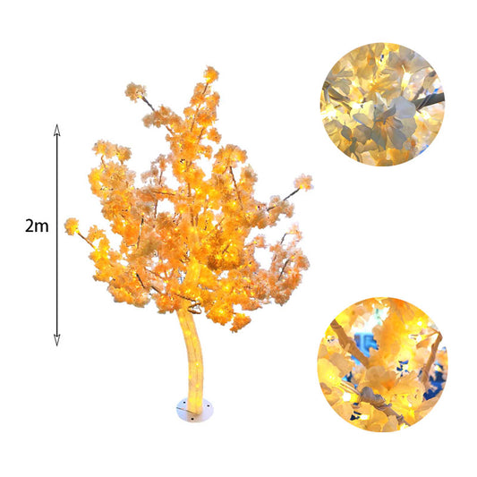 Arbre LED Lumineux Doré 2m | Décoration Automne Artificiel