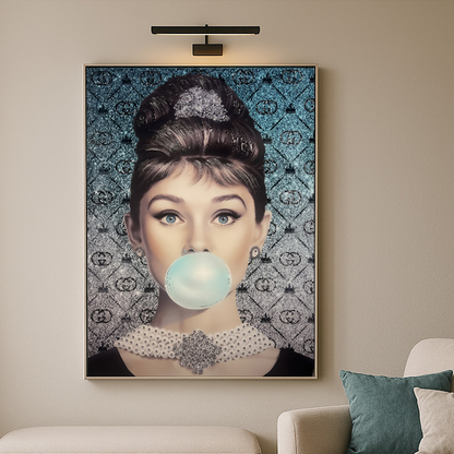 Tableau Le Souffle Turquoise - Décoration Tendance - Art Luxueux