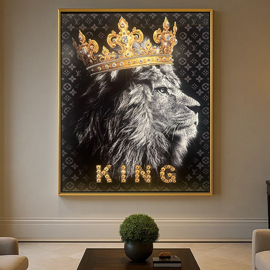 Tableau Majesté Royale: Le Lion Couronné