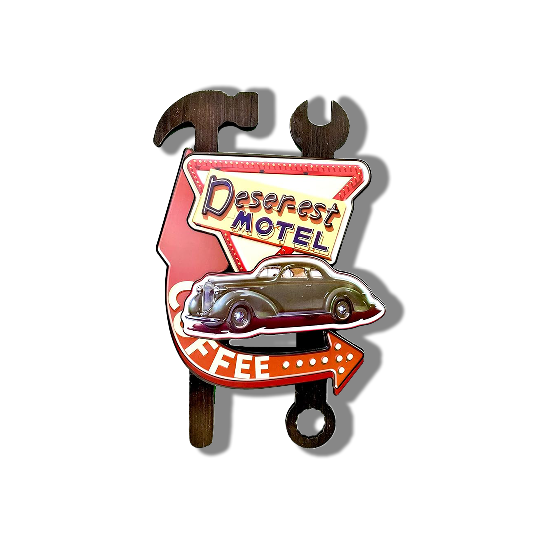 enseigne lumineuse led Décoration Américaine Vintage bar  garage café coffeshop  fast food vintage Idée Cadeau Tunisie