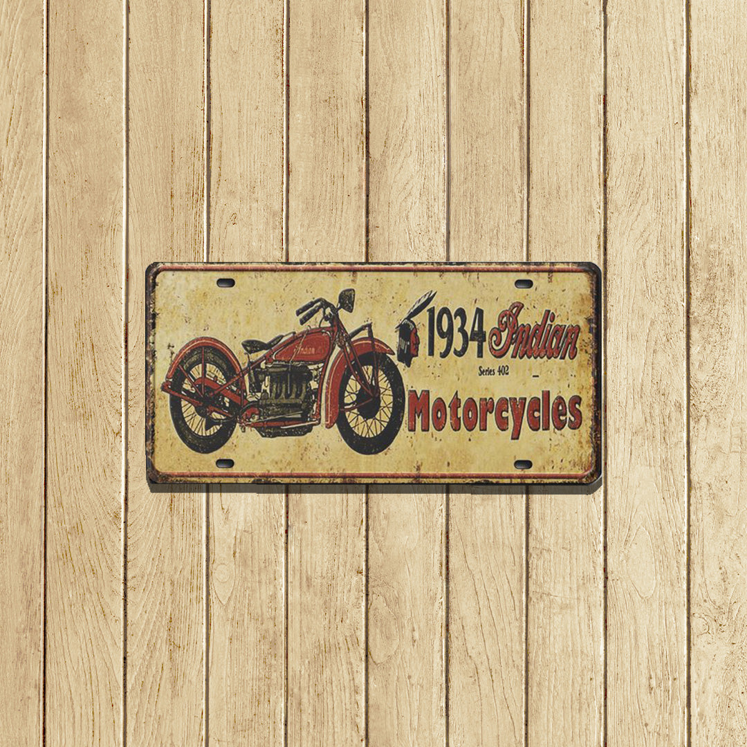 Plaques Métalliques Carrés Vintage - Décorations Décorations Murales - Idées Cadeaux