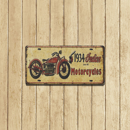 Plaques Métalliques Carrés Vintage - Décorations Décorations Murales - Idées Cadeaux