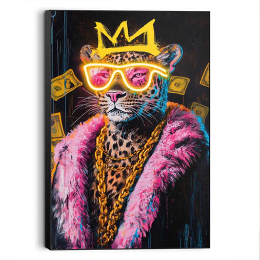 Panneau Mural Art Déco - Panthère Pimp